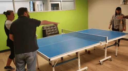 Ping Pong Table Tennis GIF - Ping Pong Table Tennis Blocked GIFs