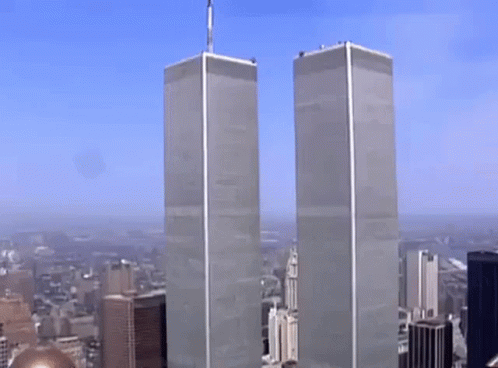 Twin Towers South Tower GIF - Twin Towers South Tower North Tower GIFs