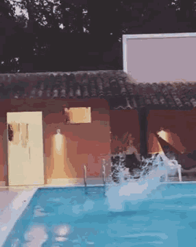 Pool Dive GIF