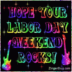Hope Your Labor Day Weekend Rocks Guitar GIF
