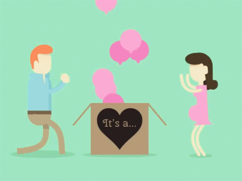 Its A Girl Pink GIF - Its A Girl Pink Balloons GIFs