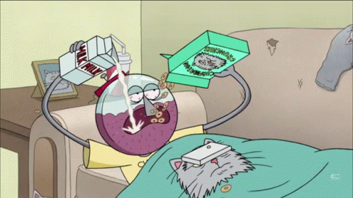 Cereal Breakfast GIF - Cereal Breakfast Lazy GIFs