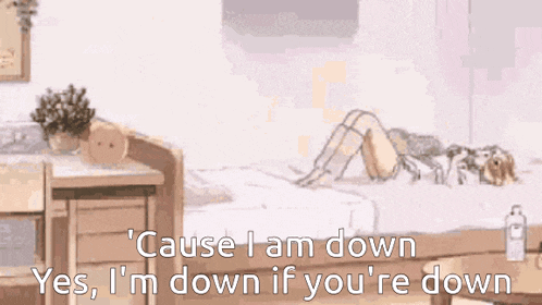 Anime Girl Kicking GIF