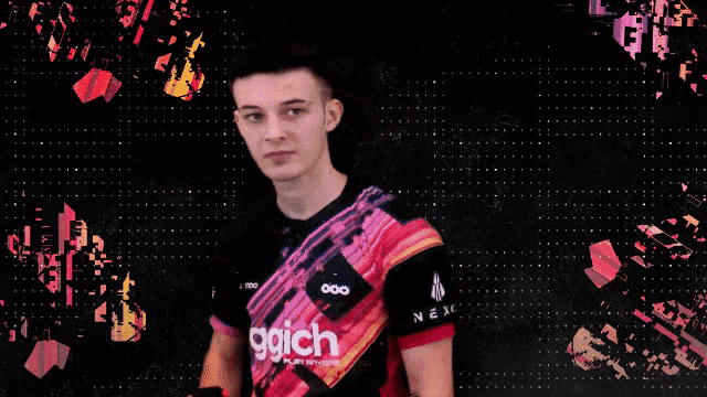 a man with a tattoo on his arm is holding a nerf gun in his right hand