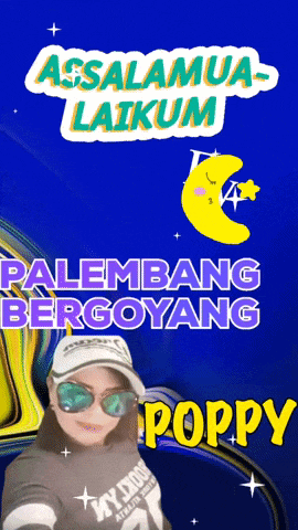 a woman wearing sunglasses and a hat with the name poppy