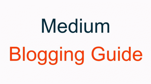 Medium Medium Blogging Guide GIF - Medium Medium Blogging Guide Medium Article Formatting GIFs
