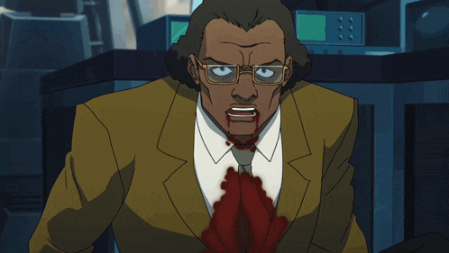 a man in a suit is holding a sword and a barrel with lh 102-08 on it