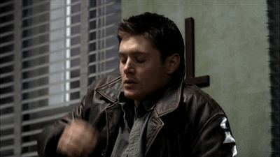 When You Don'T Know How To React To Stupid People Being Serious GIF - Supernatural Dean Winchester GIFs
