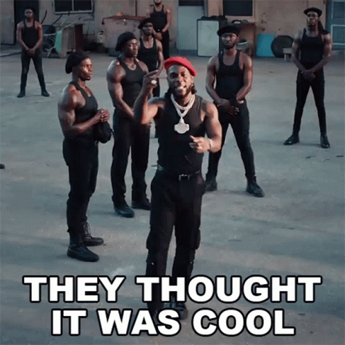 They Thought It Was Cool Burna Boy GIF - They Thought It Was Cool Burna Boy Monsters You Made Song GIFs