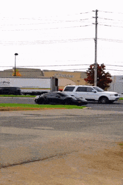 a jcpenney store is visible in the background of a busy street