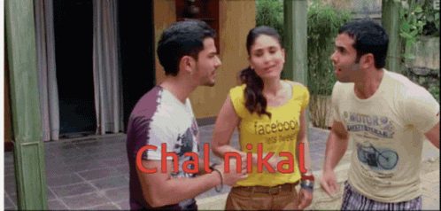 Chal Nikal Get Out GIF - Chal Nikal Get Out Kareena Kapoor GIFs