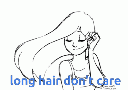 Long Hair Dont Care Beautiful GIF - Long Hair Dont Care Beautiful GIFs