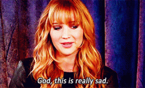 Jennifer Lawrence Really Sad GIF - Jennifer Lawrence Really Sad God GIFs