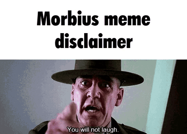 a man in a military uniform is pointing at the camera with the caption morbidus meme disclaimer