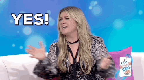 Kelly Clarkson Today Show GIF - Kelly Clarkson Today Show Yes GIFs