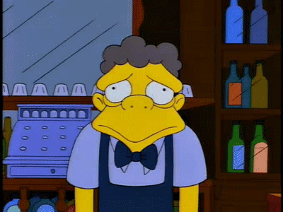 The Simpsons Moe Syzlak GIF - The Simpsons Moe Syzlak Scream GIFs