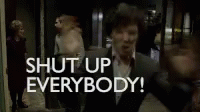 Sherlock Shut Up GIF - Sherlock Shut Up Dont Move GIFs