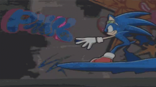 Sonic The Hedghog Sonic Rider GIF - Sonic The Hedghog Sonic Rider Float GIFs