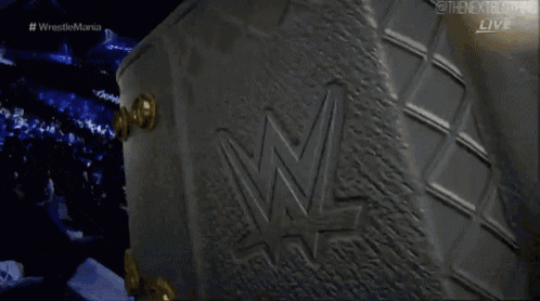 a wrestlemania live broadcast is being displayed on the screen