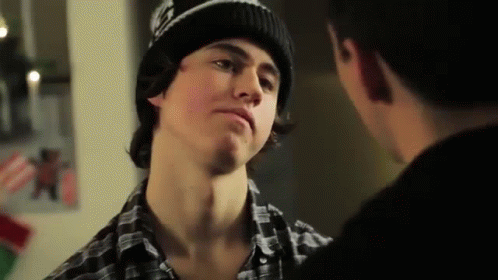 Uh No GIF - Nash Grier Poker Face Looking Up GIFs