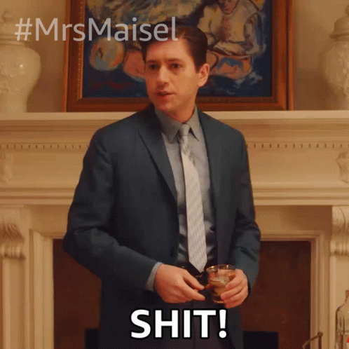 Shit Joel Maisel GIF - Shit Joel Maisel The Marvelous Mrs Maisel GIFs
