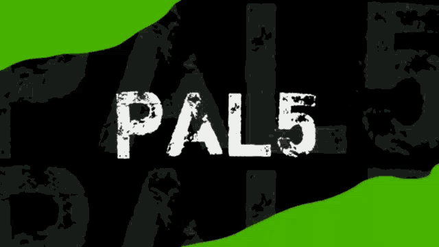 a black and green background with the word papal5