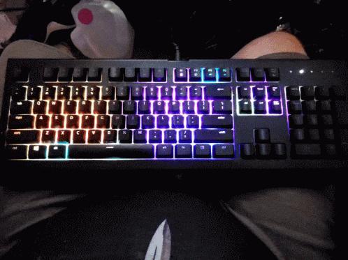 Keyboard Fire GIF - Keyboard Fire Razer GIFs
