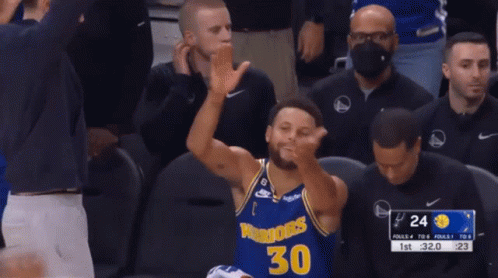 Golden State Warriors Steph Curry GIF - Golden State Warriors Steph Curry Clapping GIFs