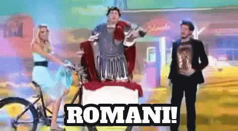 Romani Giulio Cesare Colorado Popolo Incitare Politica Gianluca Fubelli GIF - Roman Citizens People Of Rome Italian Comedian GIFs