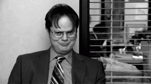 Sneak GIF - Rainn Wilson Evil Smile Dwight GIFs