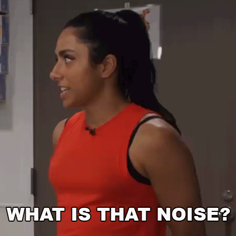 What Is That Noise Michelle Khare GIF - What Is That Noise Michelle Khare What'S Causing That Sound GIFs