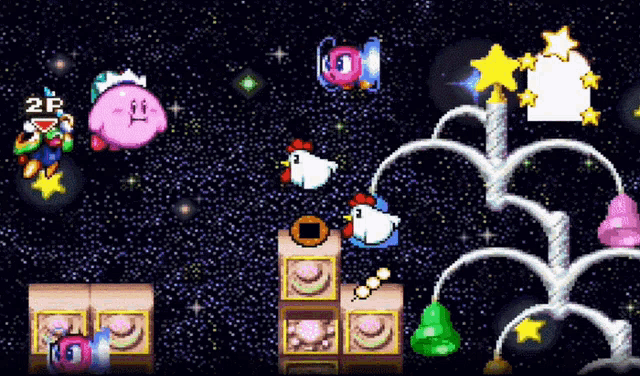 Kirby Superstar Kirby Super Fun Pack GIF - Kirby Superstar Kirby Super Fun Pack Kirby Super Deluxe GIFs