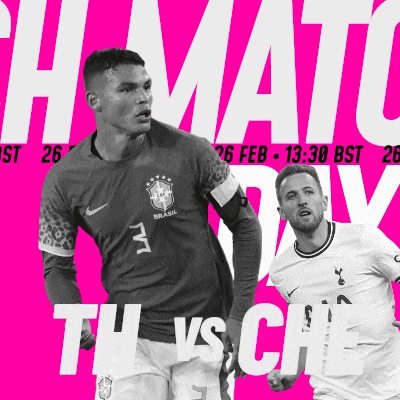 a black and white photo of two soccer players with the date 26 feb on the bottom