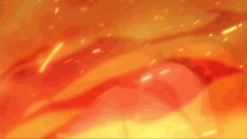 a close up of a red and yellow background