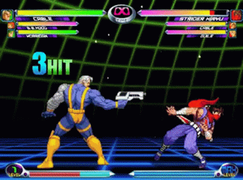 Capcom Xmen GIF - Capcom Xmen Cable GIFs