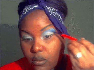 Chola Makeover GIF - Makeup Diy Eyeshadow GIFs
