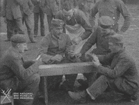 Ww1 German Soldiers Gambling GIF