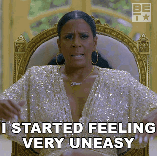 I Started Feeling Very Uneasy Tonesa Welch GIF - I Started Feeling Very Uneasy Tonesa Welch American Gangster Trap Queens GIFs