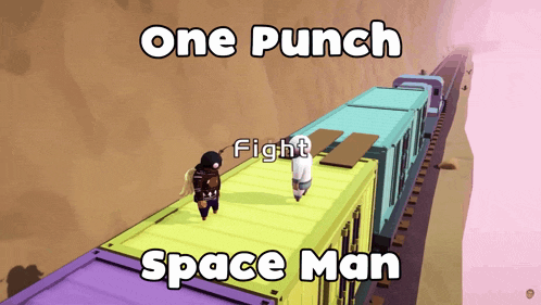 a video game that says one punch space man