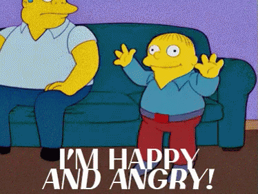I'M Happy And Angry - Bipolar GIF