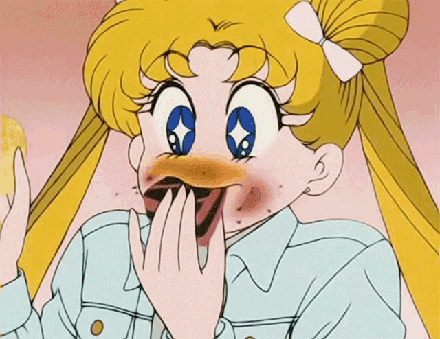 a cartoon of a girl saying " i 'm gonna eat all the cakes on earth ! "