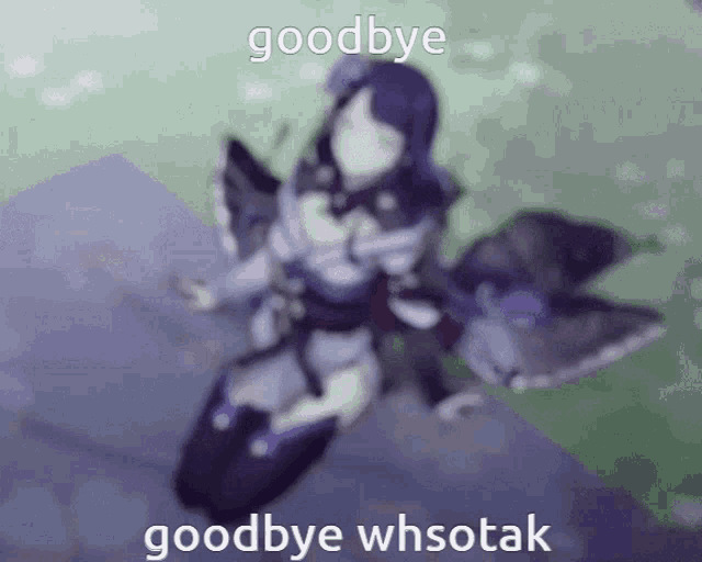Whsotak Goodbye GIF - Whsotak Goodbye Raiden Shogun GIFs