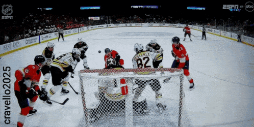a hockey game is being played on espn in 2025