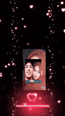 a picture of a man and a woman 's faces