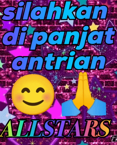 a poster that says allstars with a smiley face on it