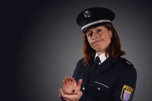 Clapping Police GIF - Clapping Police Cop GIFs