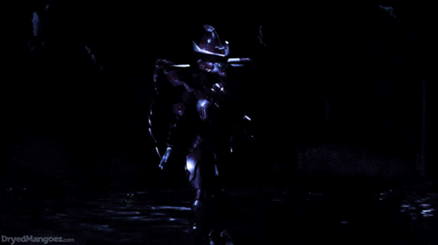 a picture of a robot being struck by lightning with the website dryedmangoez.com in the bottom right corner