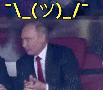 ¯\_(ツ)_/¯ / Putin / Copa Do Mundo 2018 / GIF - Putin World Cup Shrug GIFs