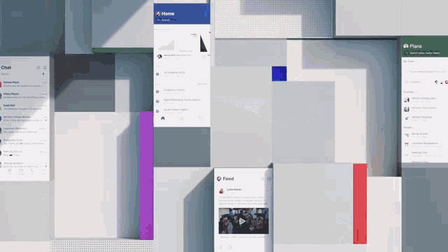 a computer screen with a few icons on it including one for feed