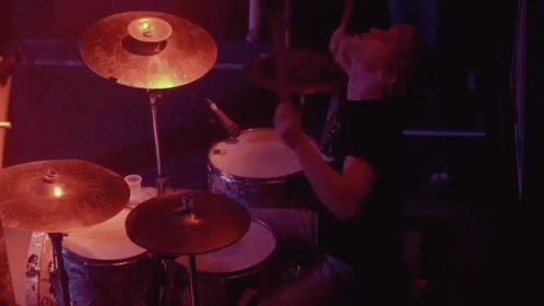 Drummer Rock Out GIF - Drummer Rock Out Gig GIFs